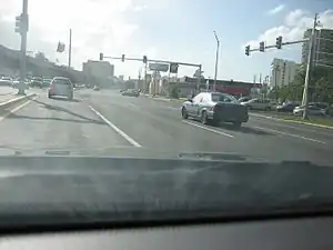 PR-2 at its junction with PR-8855 in Bayamón