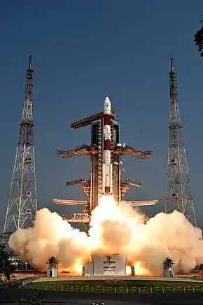 Photo of PSLV C45 Liftoff