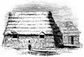 Ainu houses (from Popular Science Monthly Volume 33, 1888).