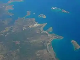 An aerial view of Païta