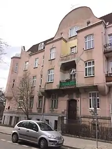 Facade on Mickiewicz Alley