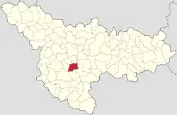 Location in Timiș County
