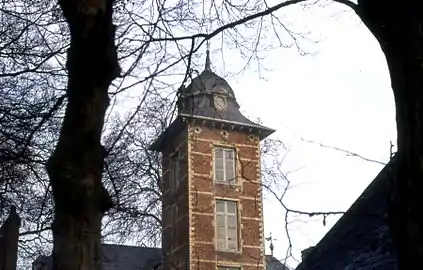 The tower of the Château de Stalle or Papenkasteel