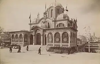 Pavilion of Serbia at the Exposition Universelle by Milan Kapetanović and Milorad Ruvidić in Paris, France, 1900