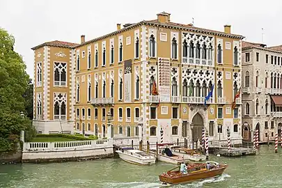 Palazzo Cavalli-Franchetti, Venice, (1878).