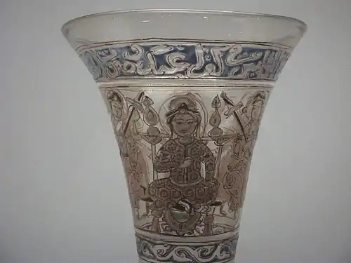 Seated prince on the Palmer Cup