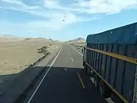 Pan-American Highway near Pisco (Peru)