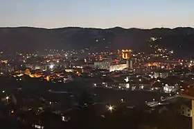 Bijelo Polje panorama at night