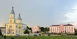 Panorama of the town center