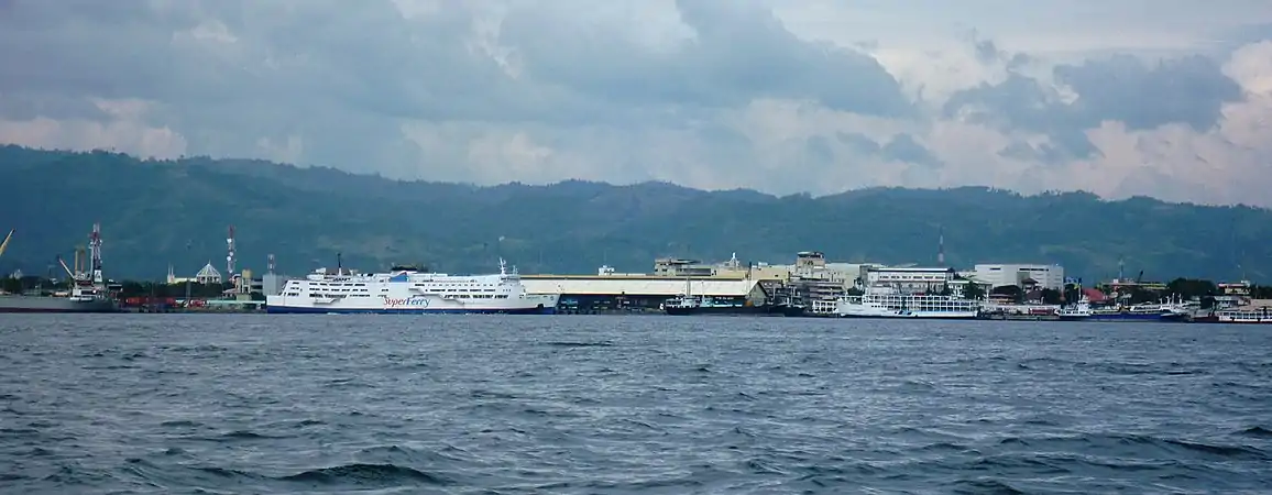 View of the Zamboanga Port from afar