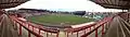 Panoramic view of St James Park, Exeter from the Big Bank.