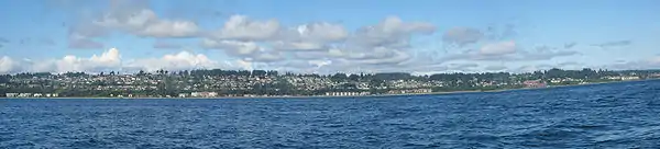 Campbell River from Discovery Passage