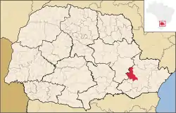 Location in the State of Paraná