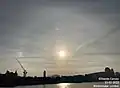 Parhelion seen in central London