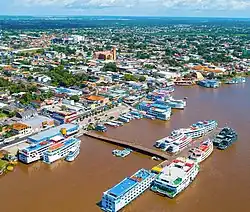 Aerial view of Parintins