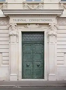 Former criminal court entrance