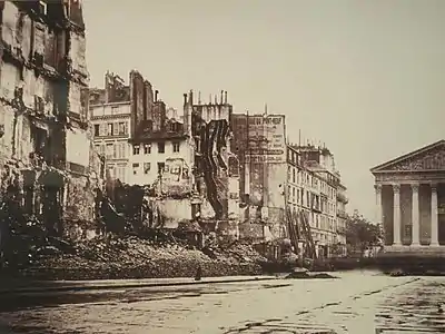 Rue Royal after the fighting