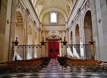 The nave looking west