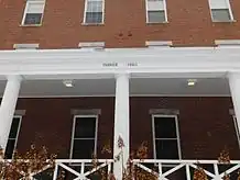 Parker Hall's entrance