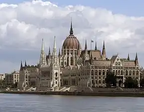 Hungarian Parliament Building, Budapest, Hungary: 1885–1904