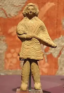 Image 34Terracotta statue of a Parthian lute player (from History of music)