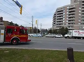 View of Bermondsey from Eglinton Avenue and Bermondsey Road