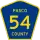 County Road 54 marker