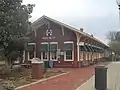 The original Santa Fe Depot, built in 1905, sits just south of the current depot and is now a museum.