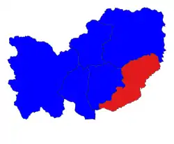 Location in Pyay district