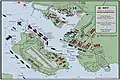 Pearl Harbor December 7, 1941 map by US National Park. With a few present-day facilities