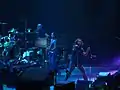 Pearl Jam in Manchester, England on August 17, 2009.