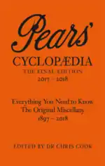 Front cover of the 2017 edition of Pears' Cyclopaedia