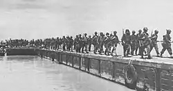 US Army 81st Infantry arrives at Peleliu Naval Base on October 20, 1944