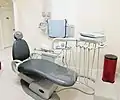 Modern Pelton & Crane chair in dental office