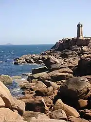 The Côte de Granit Rose and the Ploumanac'h lighthouse, in Perros-Guirec