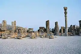 Ruins of the Hall of the Hundred Columns, Persepolis.