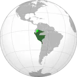 Location of History of Peru