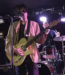 Perrett performing live in 2015