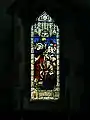One of the windows in St Peter's Church