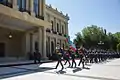 The Azerbaijani National Guard at the palace.