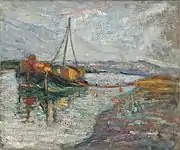 Ship Down the Sava (c. 1900)