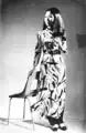 Songstress Phương Hồng Hạnh on TV show, 1971