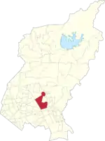 Map of Quezon City showing Barangay Pinyahan