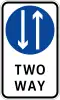 Two-way traffic (plate type)