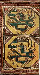 Phoenix and Dragon carpet, 164 x 91&nbsp;cm, Anatolia, circa 1500, Pergamon Museum, Berlin