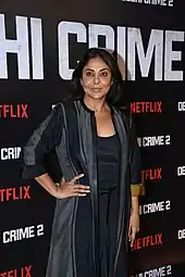 Shefali Shah looking at the camera