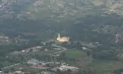 The Plain of Folloni near Montella with the Convent of St. Francis in the center