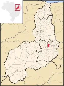 Location in Piauí state