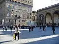 Piazza della Signoriacode: ita promoted to code: it  with Palazzo Vecchiocode: ita promoted to code: it