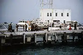 Pier B of the Truman Annex during the boatlift.